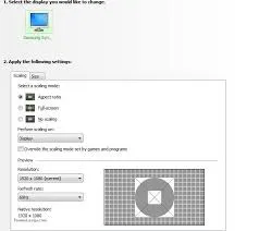 overriding the scaling mode set by games