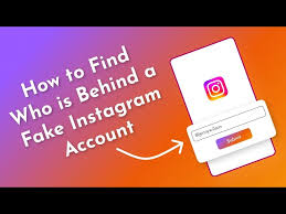 how to find who is behind a fake instagram account