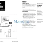 sony model no. ss-cn5000p instruction manual