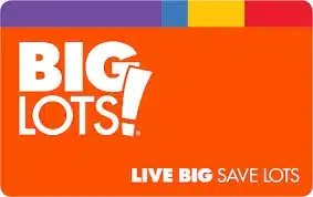 big lots credit card